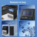 Neuankömmling 220 V/110 V kommerzielle Eismaschine 50 kg/70 kg vollautomatische Würfelmaschine, hergestellt in China